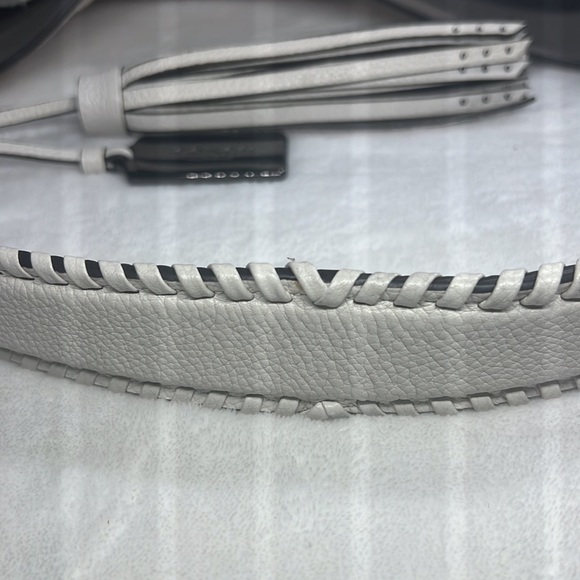 **RARE** Ivory Coach Fringed Nomad Hobo - Picture 8 of 15